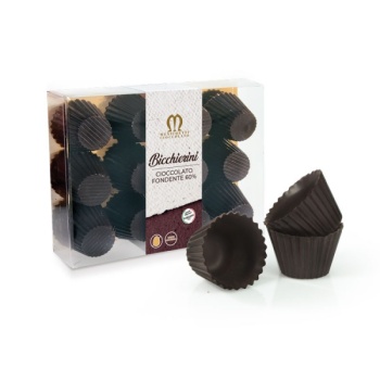 Box of 12 pcs dark chocolate cups