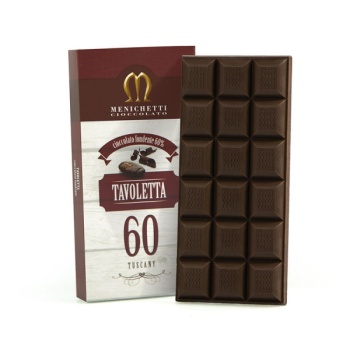 Dark chocolate bar with cocoa 0,6