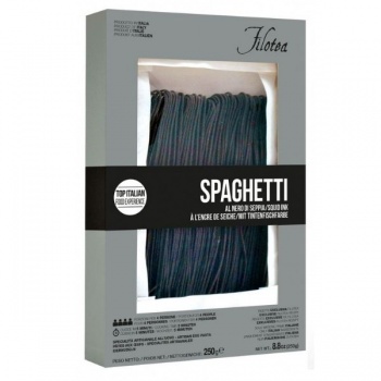 spaghetti with cuttlefish ink