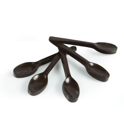 Dark chocolate teaspoons box 6 pcs
